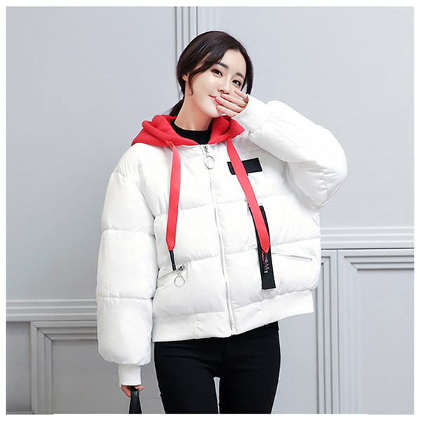 Γυναικείο χειμωνιάτικο μπουφάν με κουκούλα σε τέσσερα χρώματα