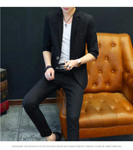 Мъжки костюм в четири цвята от две части - сако и панталон