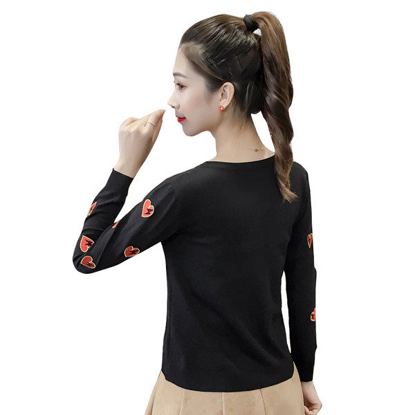 Cardigan de dama model nou cu broderie in alb si negru