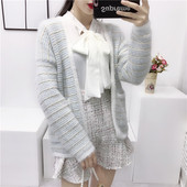 Vesta de dama eleganta cu buzunare in doua culori