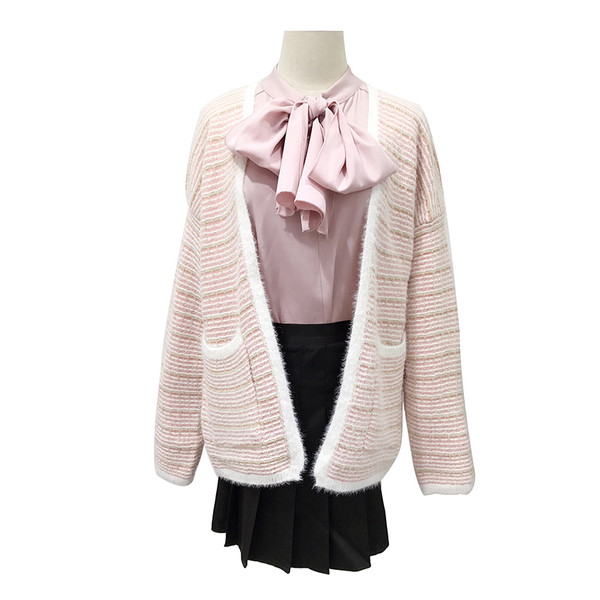 Vesta de dama eleganta cu buzunare in doua culori