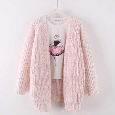 Vesta de dama model casual in gri si roz