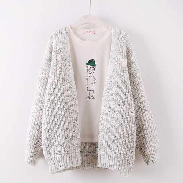 Vesta de dama model casual in gri si roz