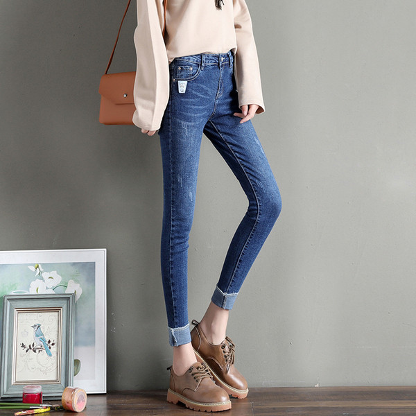 Blugi de dama eleganti in doua modele - mai multe culori