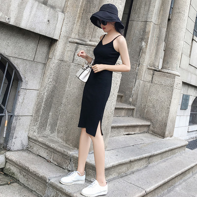 Стилна дамска рокля в три цвята