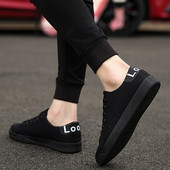 Ежедневни мъжки кецове в три цвята с надпис