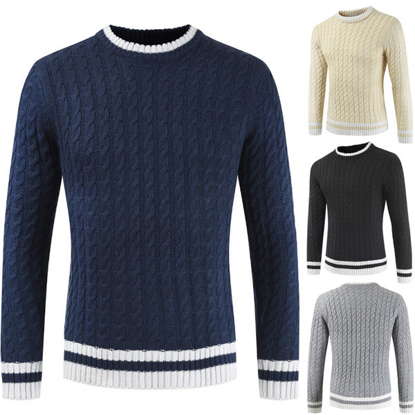 Мъжки стилен пуловер в четири цвята