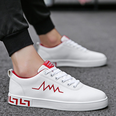 Актуални мъжки кецове в бял цвят