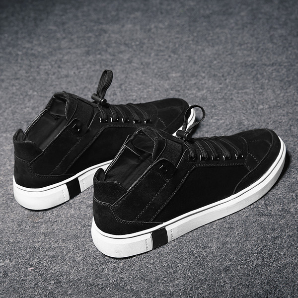 Мъжки модерни високи кецове в три цвята