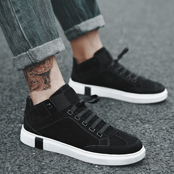 Мъжки модерни високи кецове в три цвята