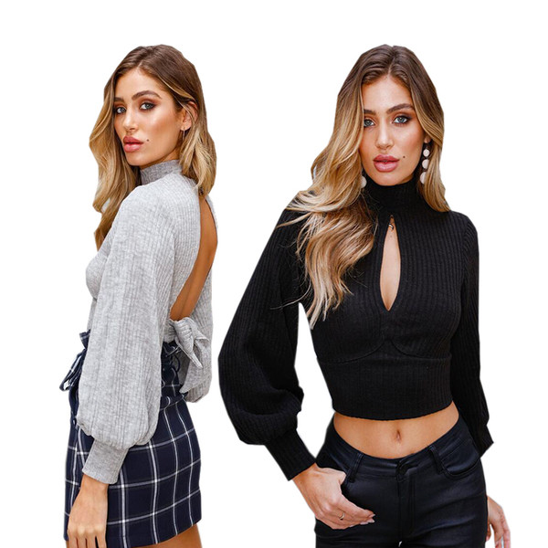 HIT Pulover de dama modern model scurt in mai multe culori