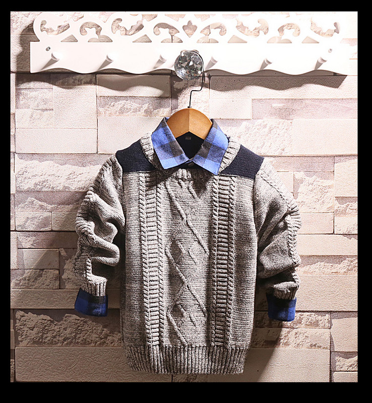 Modern gyerek pulóver fiúknak - három színben