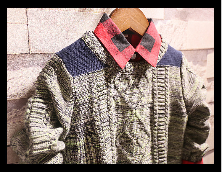 Modern gyerek pulóver fiúknak - három színben