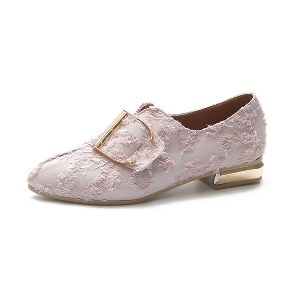 Model nou de mocasini de dama cu catarama metalica in doua culori