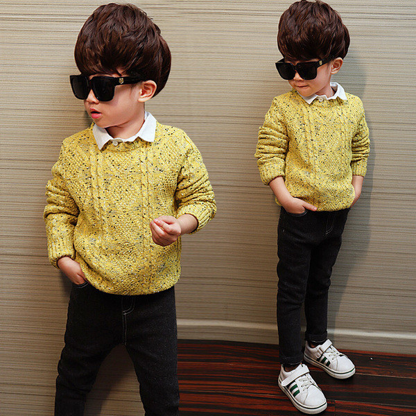 Meleg gyerek pulóver fiúknak három színben