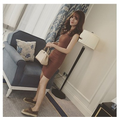 Есенна дамска рокля в няколко цвята