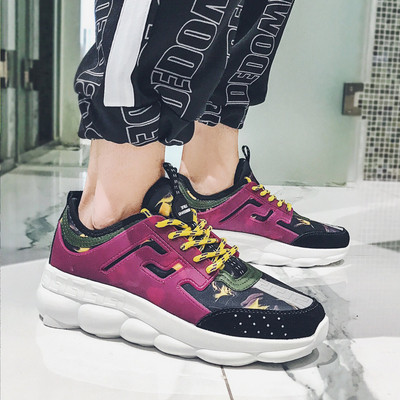 Небрежни мъжки маратонки с висока подметка