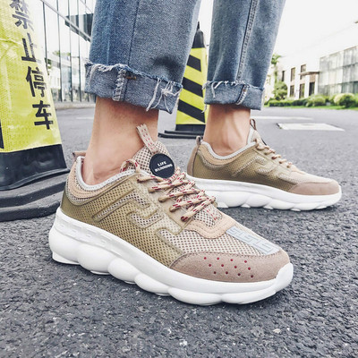 Небрежни мъжки маратонки с висока подметка