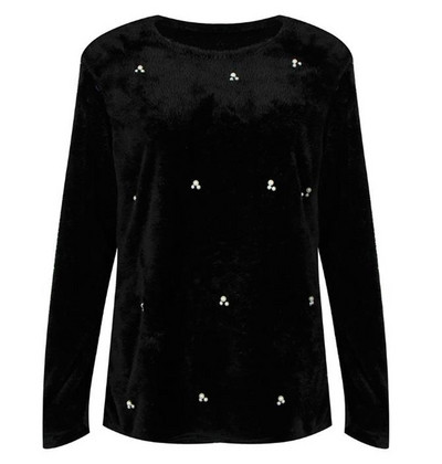 НОВО Модерен дамски плътен пуловер в няколко цвята