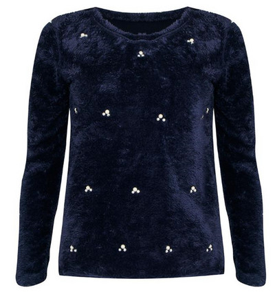 НОВО Модерен дамски плътен пуловер в няколко цвята