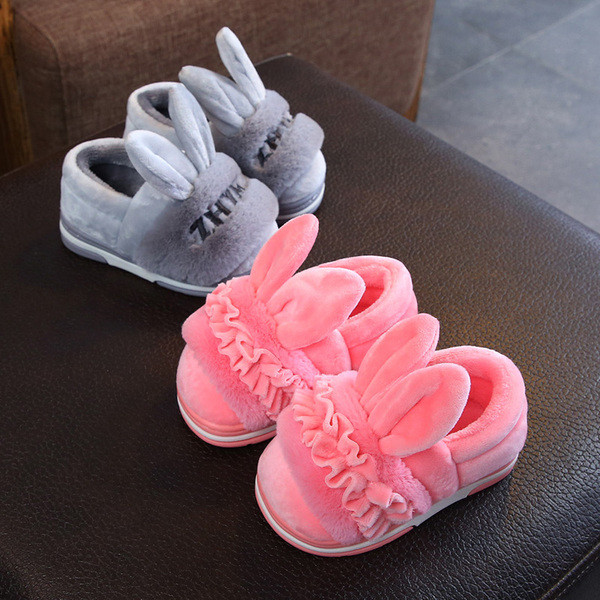 Детски меки  пантофи в два модела - няколко цвята