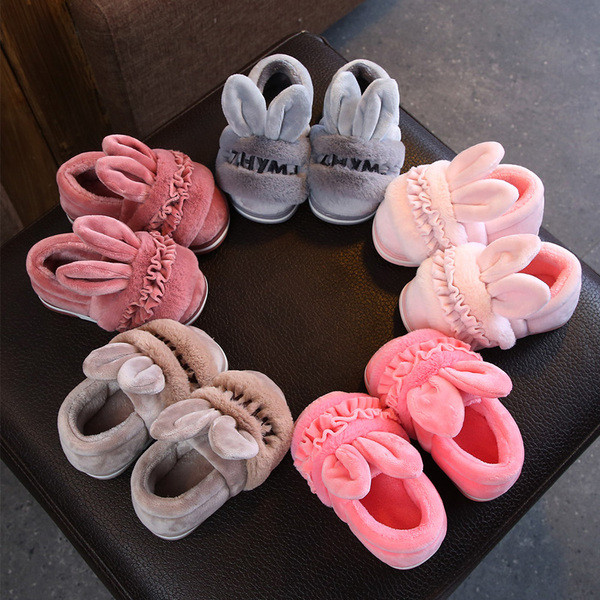 Детски меки  пантофи в два модела - няколко цвята