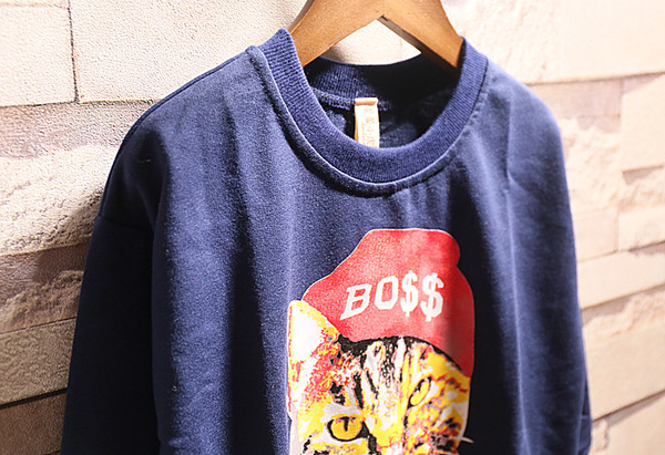 Детска блуза с дълъг ръкав и апликация за момичета и момчета