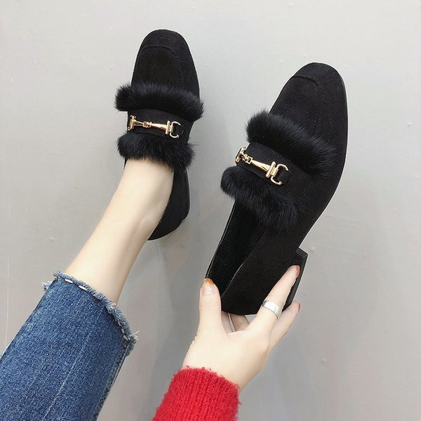 Mocasini moderni de dama cu decor metalic si puf in doua culori