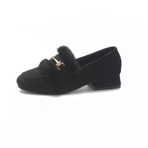 Mocasini moderni de dama cu decor metalic si puf in doua culori