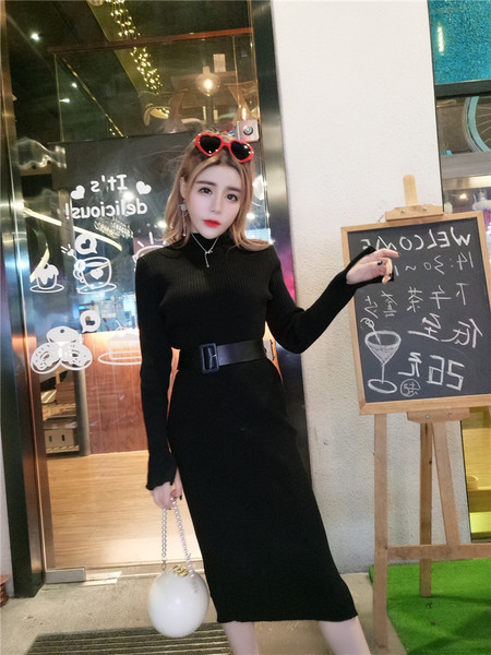 Μακρύ γυναικέιο φόρεμα σε κίτρινο και μαύρο χρώμα