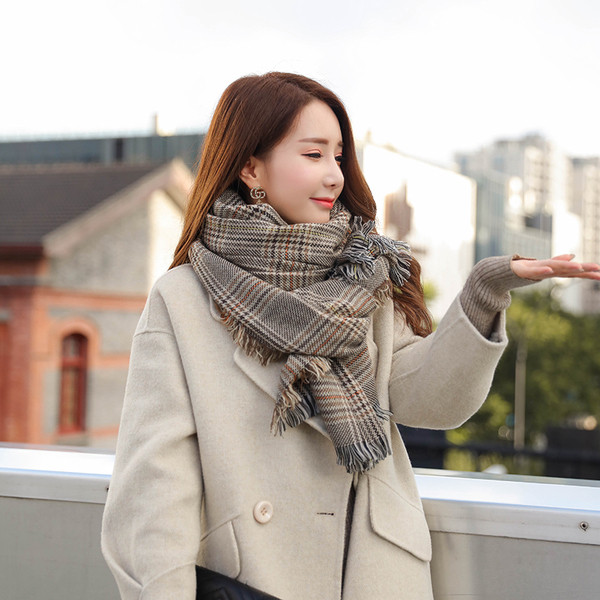 Eșarfă groasă de damă în diferite culori