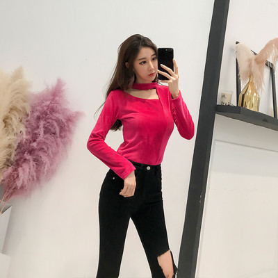 Стилна дамска блуза в четири цвята