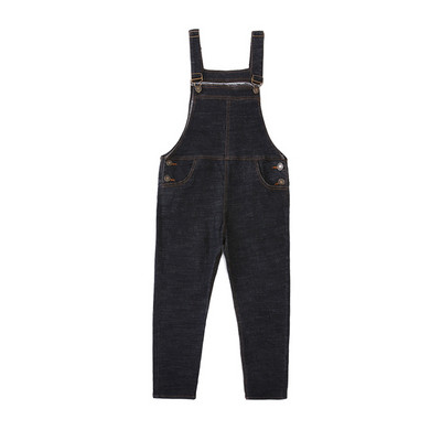 Детски дънков гащеризон в тъмен цвят