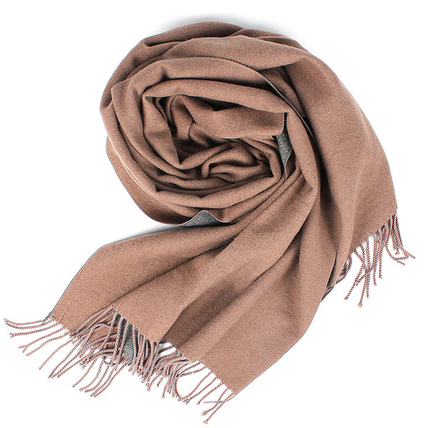 Дамски модерен двулицев шал в различни цветове