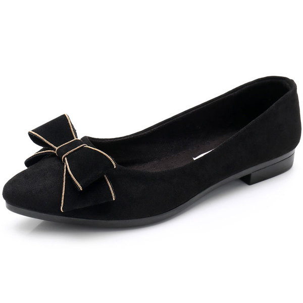 Дамски модерни мокасини с панделка в три цвята