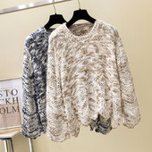 NOU Pulover de dama modern model larg in doua culori