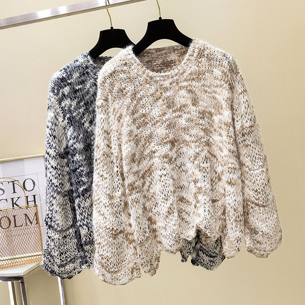 NOU Pulover de dama modern model larg in doua culori