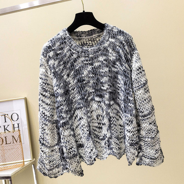 NOU Pulover de dama modern model larg in doua culori