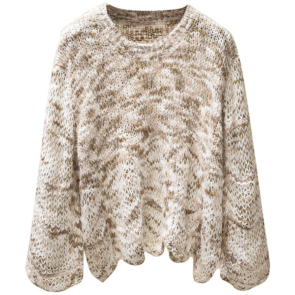 NOU Pulover de dama modern model larg in doua culori