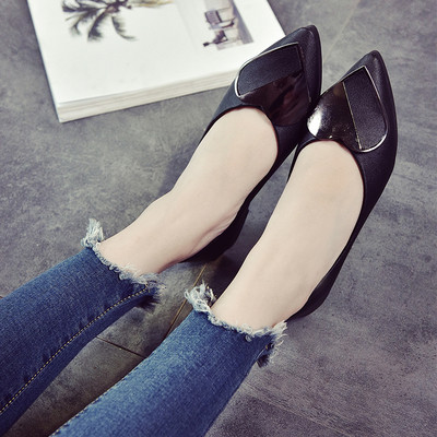 Mocasini moderni de dama cu decor in trei culori