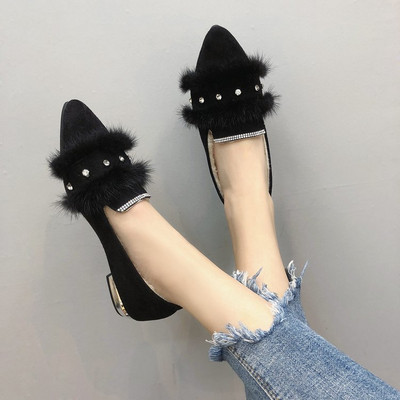 Μοντέρνα γυναικεία μοκασίνια με διακοσμητικές πέτρες σε οικολογικό σουέτ σε τρία χρώματα