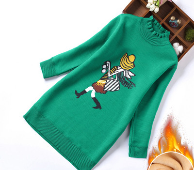 Bluza lunga pentru copii cu guler inalt in mai multe culori