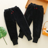 Pantaloni groși pentru copii de culoare închisă