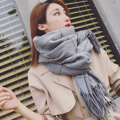 Eșarfă de damă modernă în carouri în mai multe culori