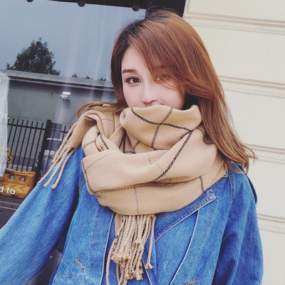 Eșarfă de damă modernă în carouri în mai multe culori