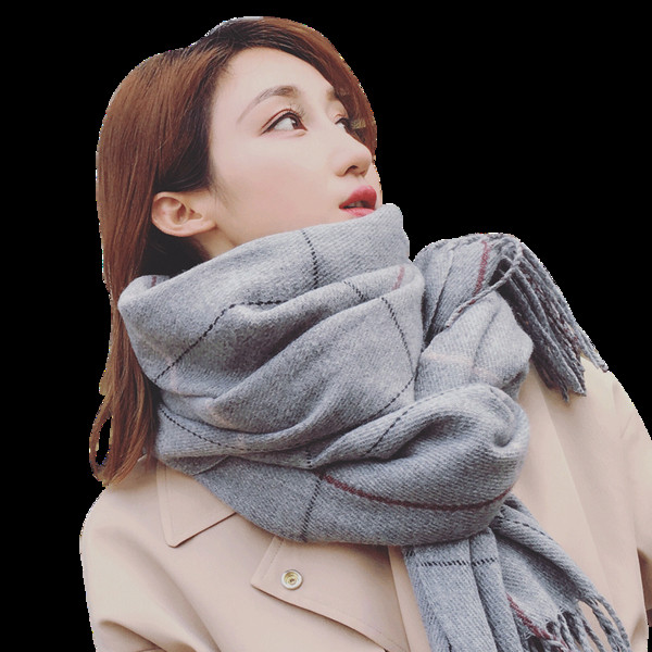 Eșarfă de damă modernă în carouri în mai multe culori