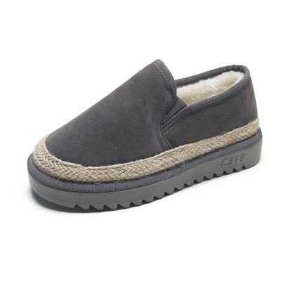 Mocasini casual dama din piele intoarsa ecologica in trei culori