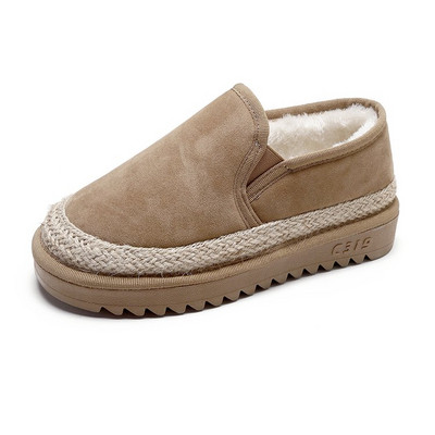 Mocasini casual dama din piele intoarsa ecologica in trei culori