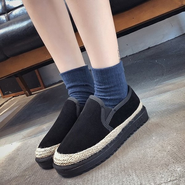 Mocasini casual dama din piele intoarsa ecologica in trei culori