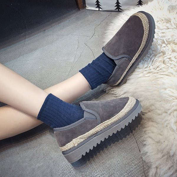 Mocasini casual dama din piele intoarsa ecologica in trei culori